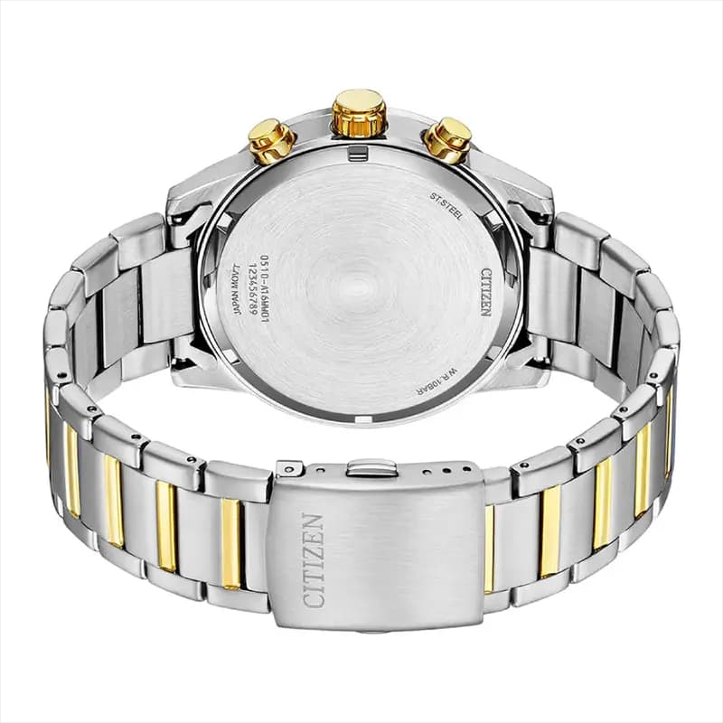 Citizen Chronograph Blue Dial Two-Tone Men's Watch | AN3684-59L