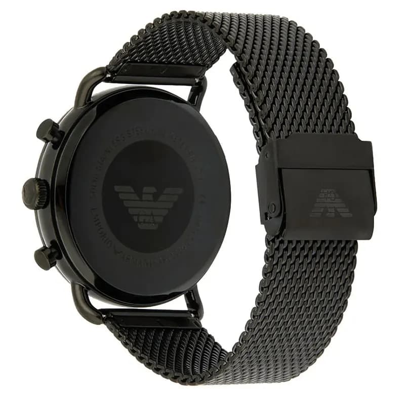 Emporio Armani Aviator Chronograph Black Dial Men's Watch | AR11142