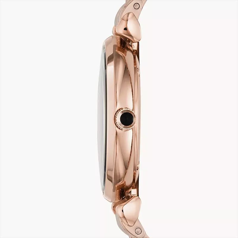 Emporio Armani Gianni T-bar Black MOP Dial Ladies Watch | AR11145