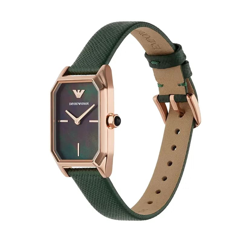 Emprio Armani Gioia Black Mother of Pearl Dial Ladies Watch | AR11149 secondary view