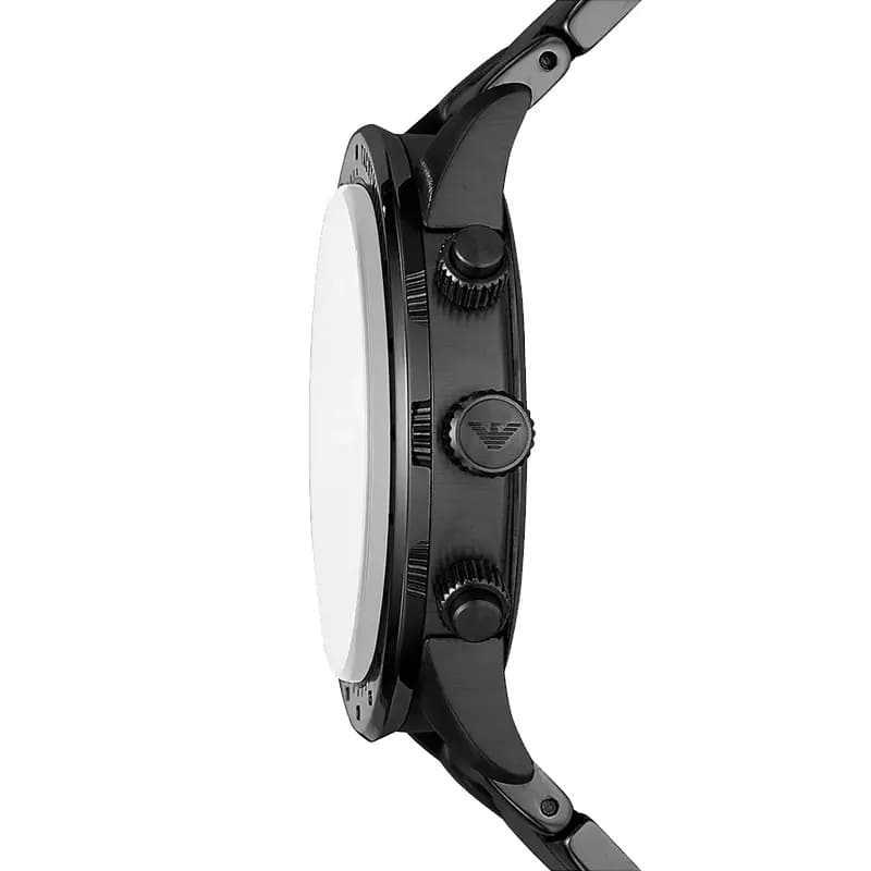 Emporio Armani Mario Chronograph Black Dial Men's Watch | AR11242