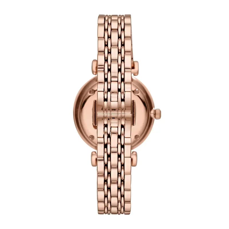 Emporio Armani Gianni T-Bar White Dial Ladies Watch | AR11244