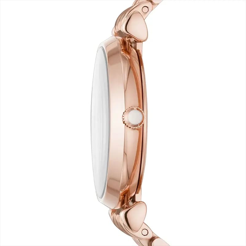 Emporio Armani Gianni T-Bar White Dial Ladies Watch | AR11244