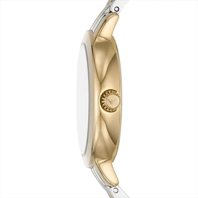 Emporio Armani Cleo MOP Dial Two-Tone Ladies Watch | AR11513