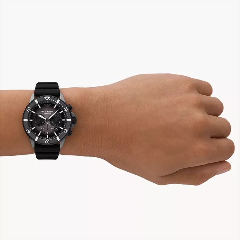 Emporio Armani Chronograph Grey Dial Men’s Watch | AR11515