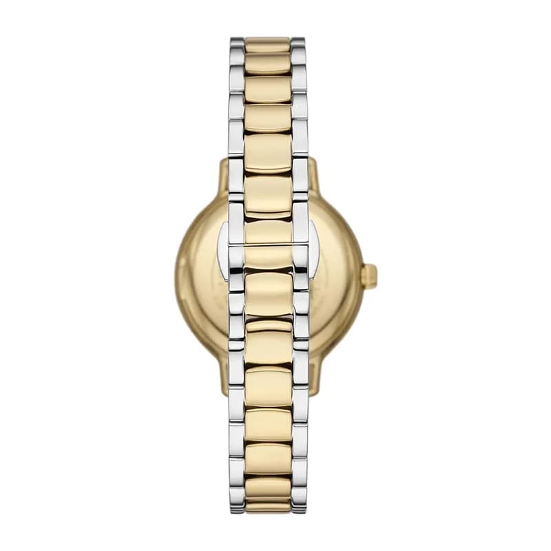 Emporio Armani Cleo Blue Dial Two-Tone Ladies Watch | AR11576