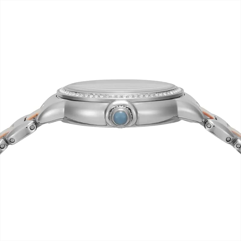 Emporio Armani Mia Light Blue Dial Two-Tone Ladies Watch | AR11597