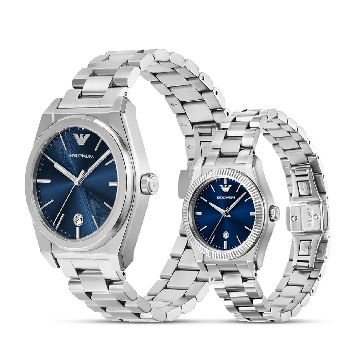 Emporio Armani Blue Dial Couple Watch | AR11620 | AR11717 secondary view