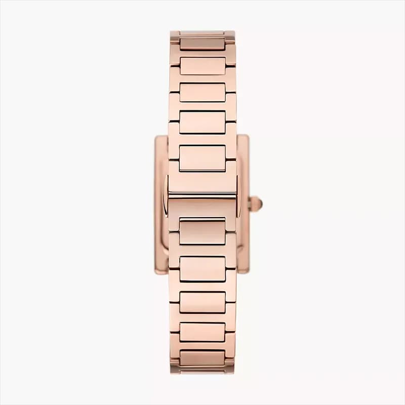Emporio Armani Genni Green Dial Rose Gold Ladies Watch | AR11641