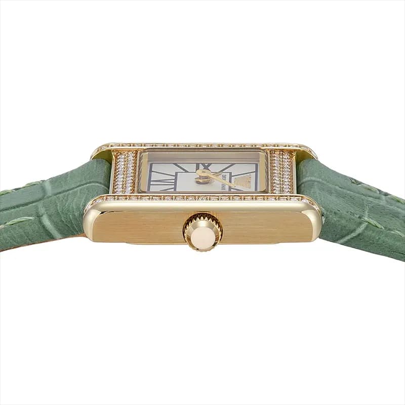Emporio Armani Ganni Crystals Decorated Champagne Dial Ladies Watch | AR11661