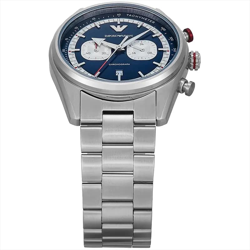 Emporio Armani Racer Chronograph Blue Dial Men's Watch | AR11676