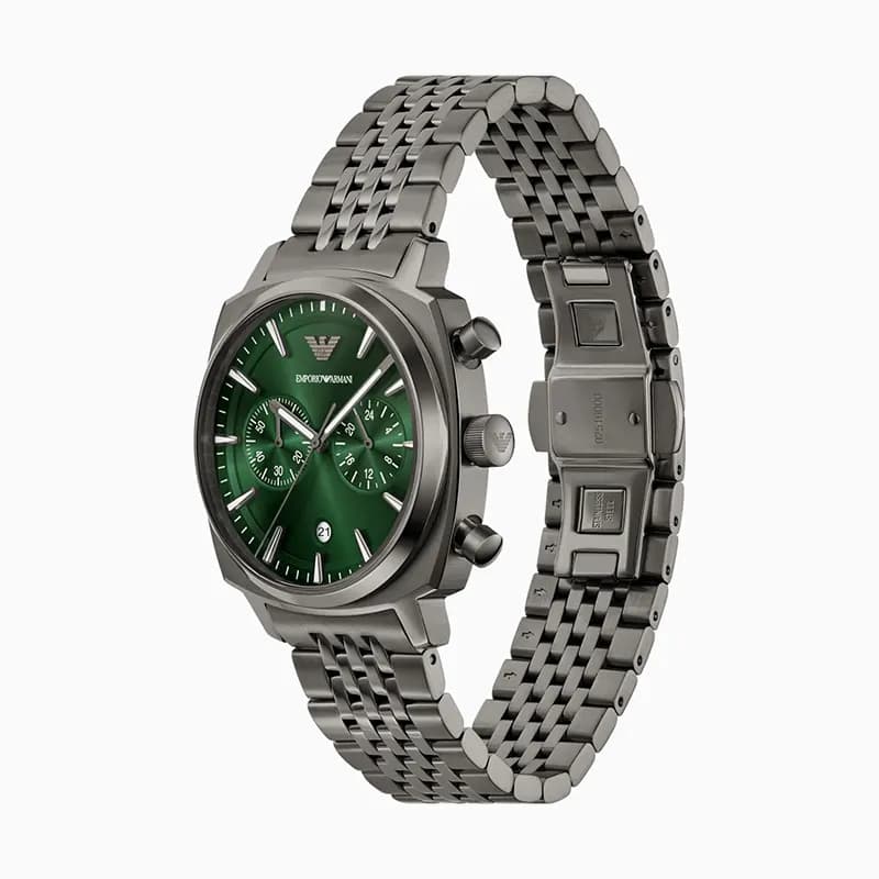 Emporio Armani Chronograph Green Dial Men's Watch | AR11689