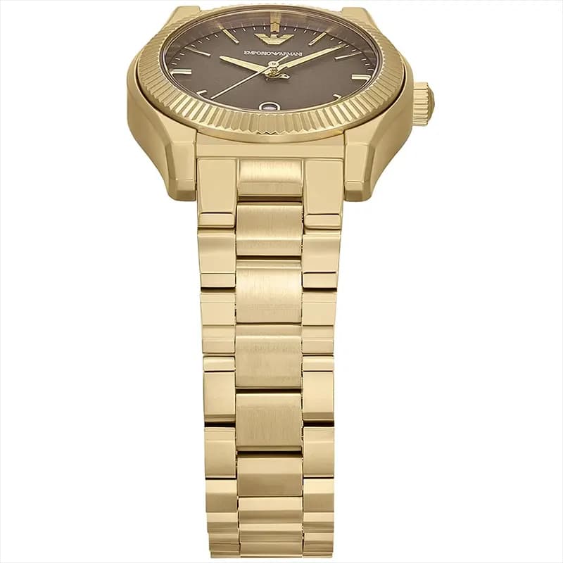 Emporio Armani Federica Brown Dial Ladies Watch | AR11700