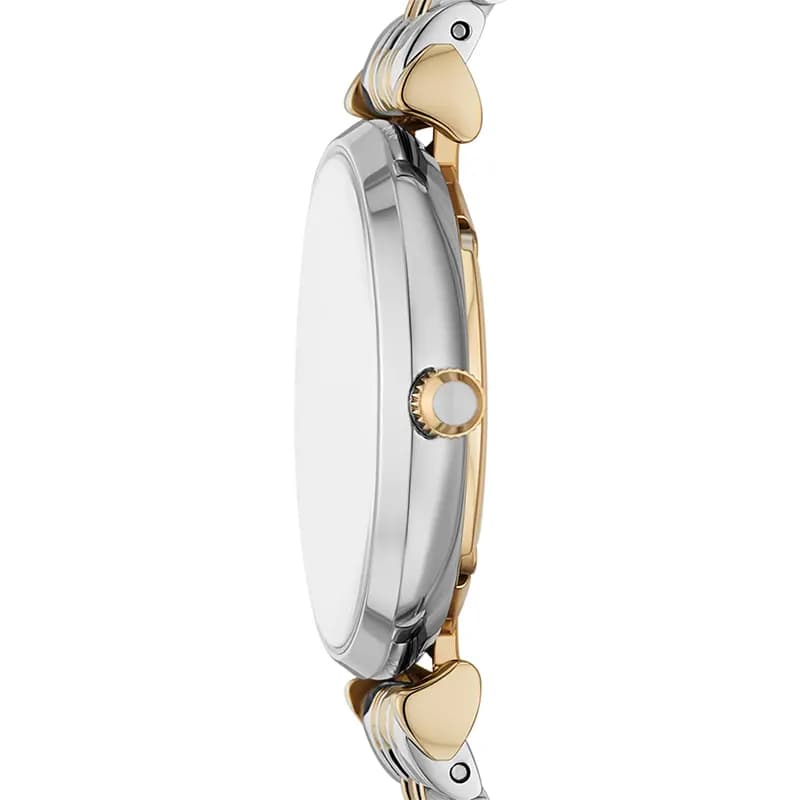 Emporio Armani Gianni T-Bar Champagne Dial Ladies Watch | AR11702