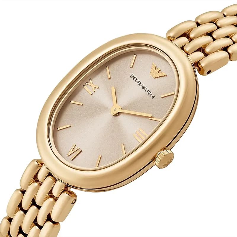 Emporio Armani Sinfonia Champagne Dial Ladies Watch | AR11707