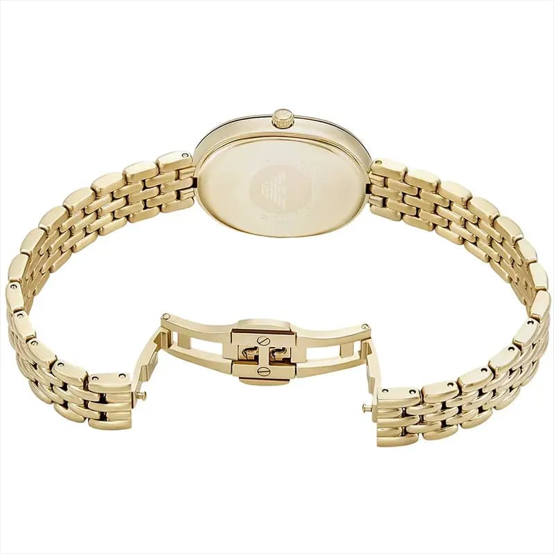 Emporio Armani Sinfonia Champagne Dial Ladies Watch | AR11707