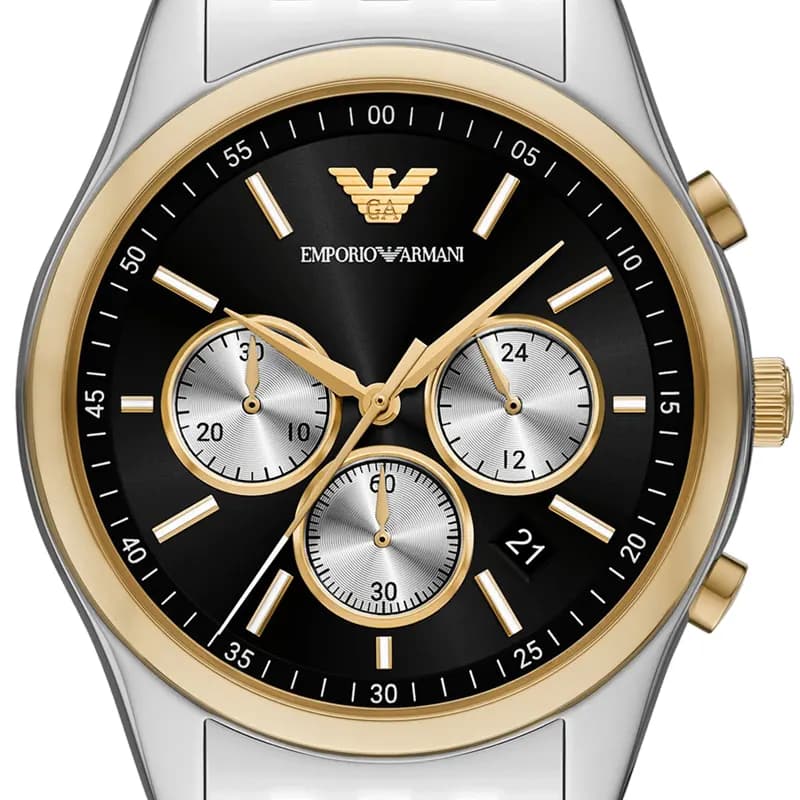 Emporio Armani Antonio Chronograph Black Panda Dial Men's Watch | AR11713