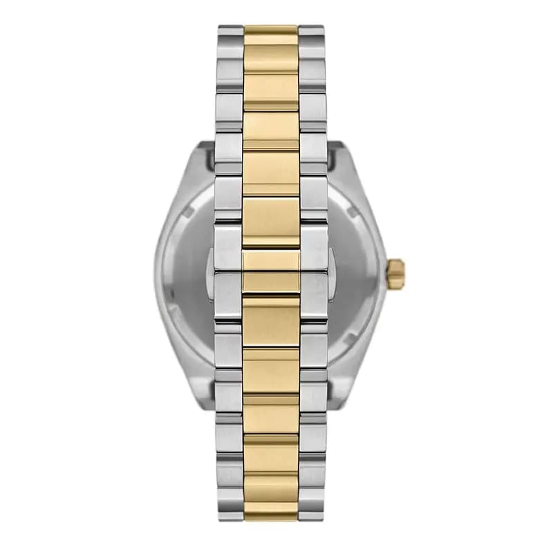 Emporio Armani Federico Black Dial Two-Tone Men's Watch | AR11715