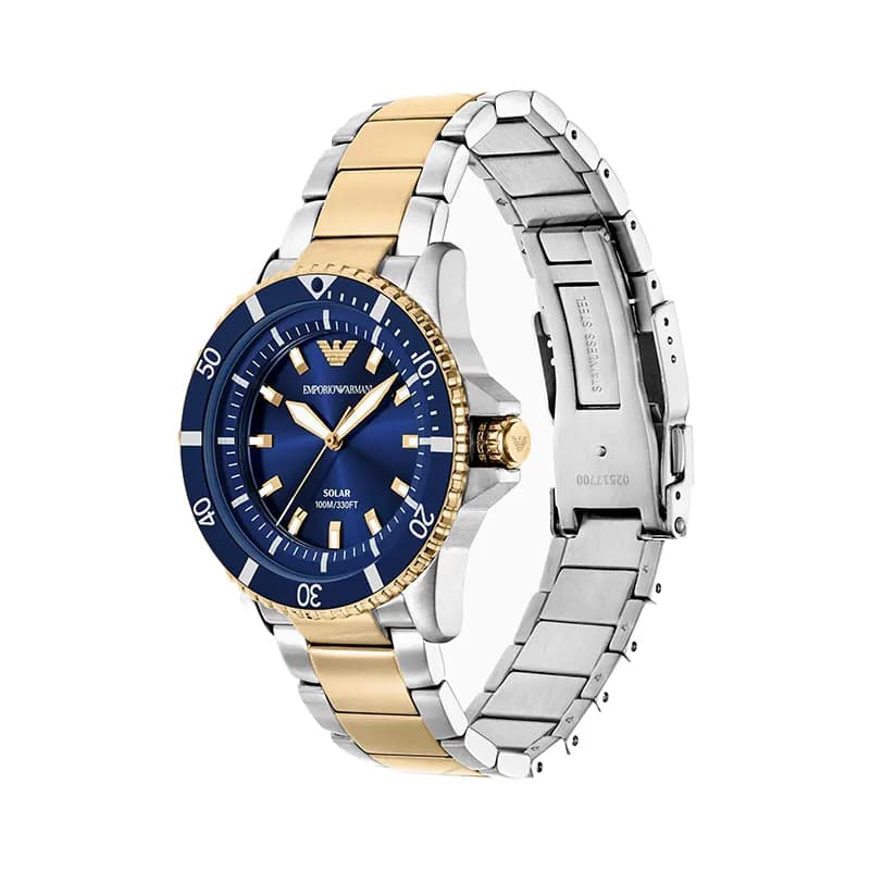Emporio Armani World Explorer Blue Dial Men's Watch | AR11738 secondary view