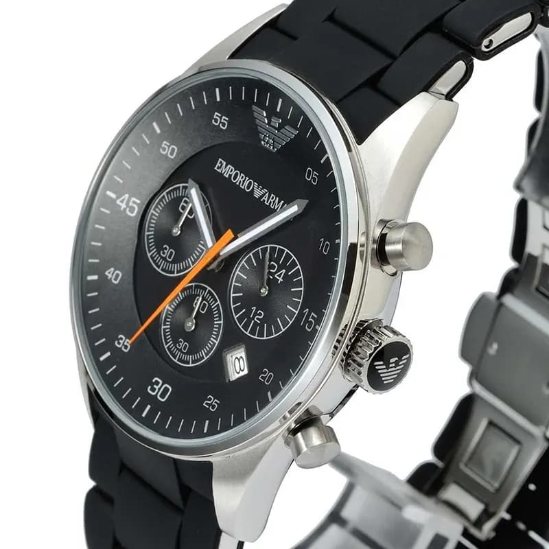 Emporio Armani Chronograph Black Dial Men's Watch | AR5858