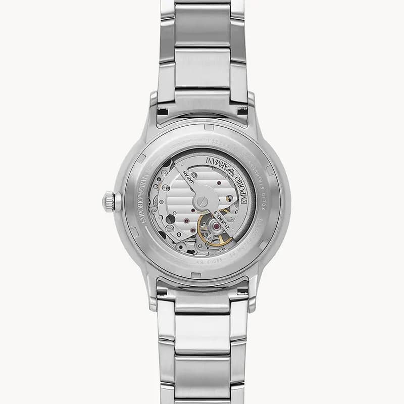 Emporio Armani Renato Automatic Black Dial Men's Watch | AR60055