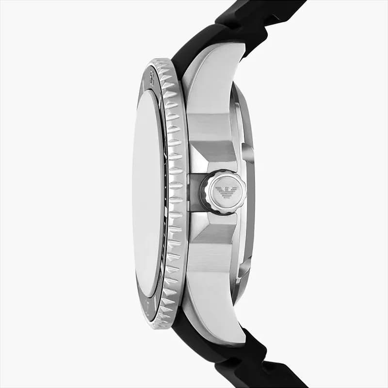 Emporio Armani Sea Explorer Automatic Black Dial Men's Watch | AR60078