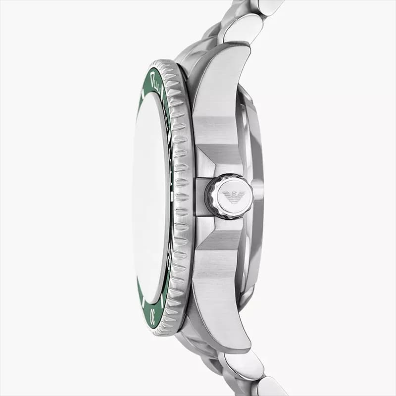 Emporio Armani Sea Explorer Automatic Green Dial Men's Watch | AR60088