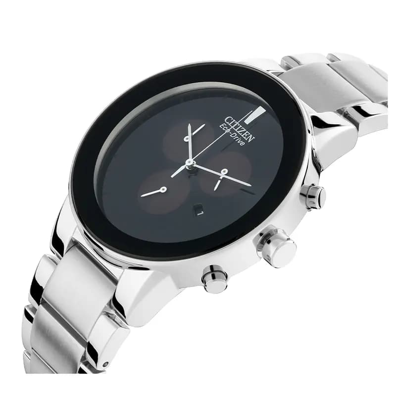 Citizen Eco-Drive Chronograph Black Dial Men's Watch | AT2240-51E