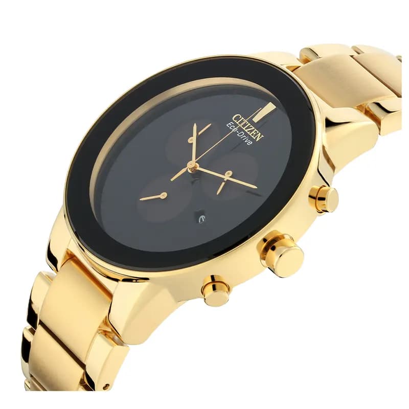 Citizen Eco-Drive Chronograph Gold-tone Men's Watch | AT2242-55E