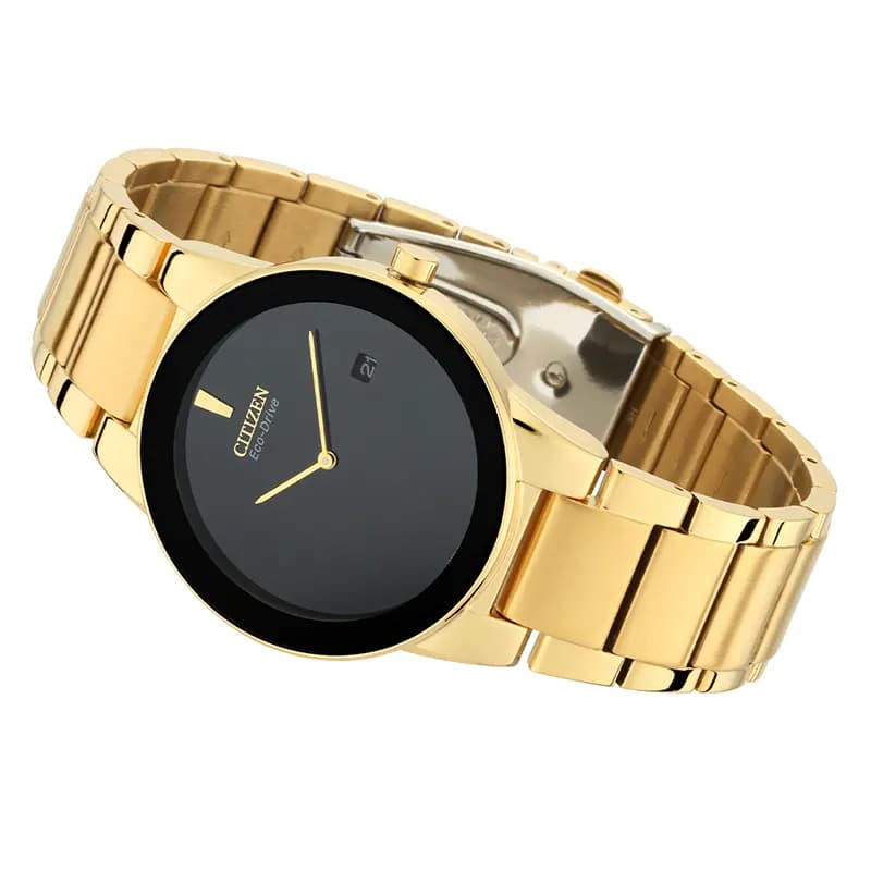 Citizen Axiom Eco-Drive Black Dial Men's Watch | AU1062-56E