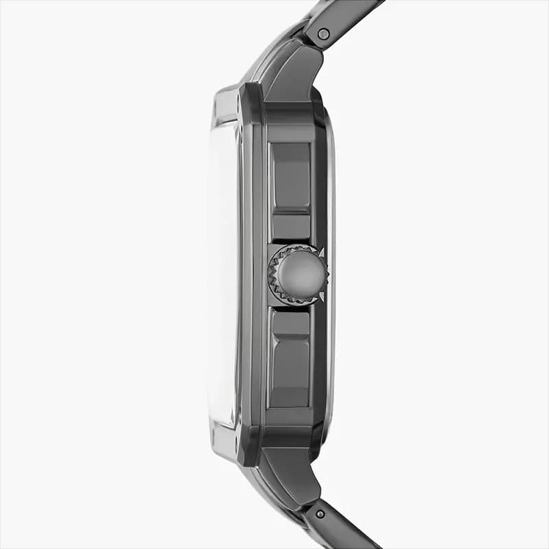 Fossil Inscription Gunmetal Dial Men's Watch | BQ2657
