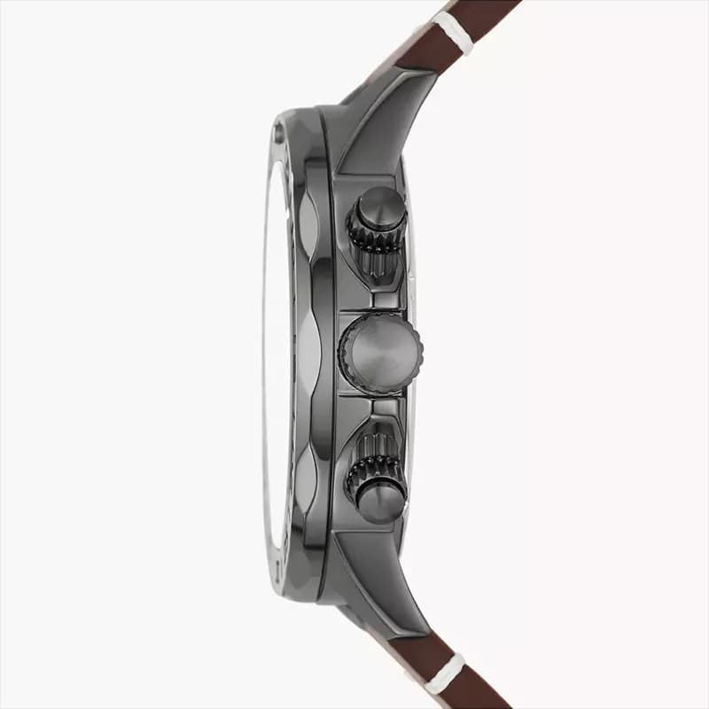 Fossil Bannon Multifunction Black Dial Leather Men’s Watch | BQ2709