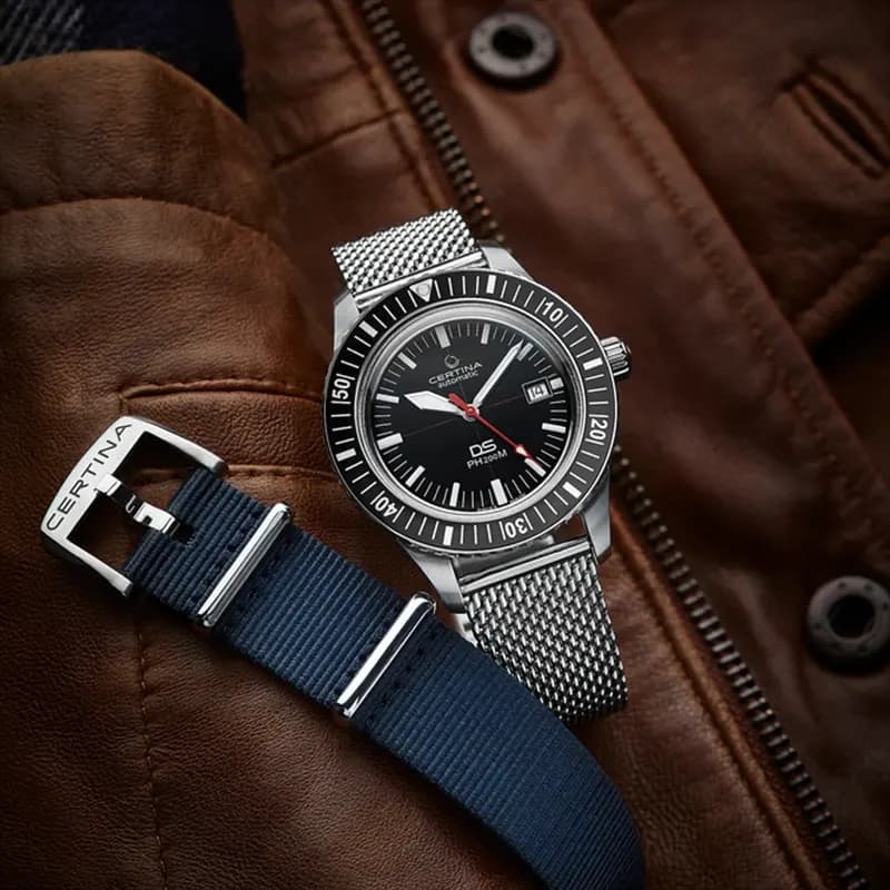 Certina DS PH200M Powermatic Black Dial Men's Watch | C036.407.11.050.00 secondary view