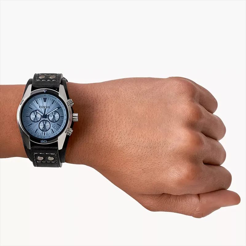 Fossil Coachman Chronograph Black Strap Men’s Watch | CH2564