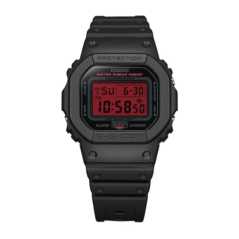 Casio G-Shock Vibrant Red Digital Dial Men’s Watch | DW-5600BBR-1