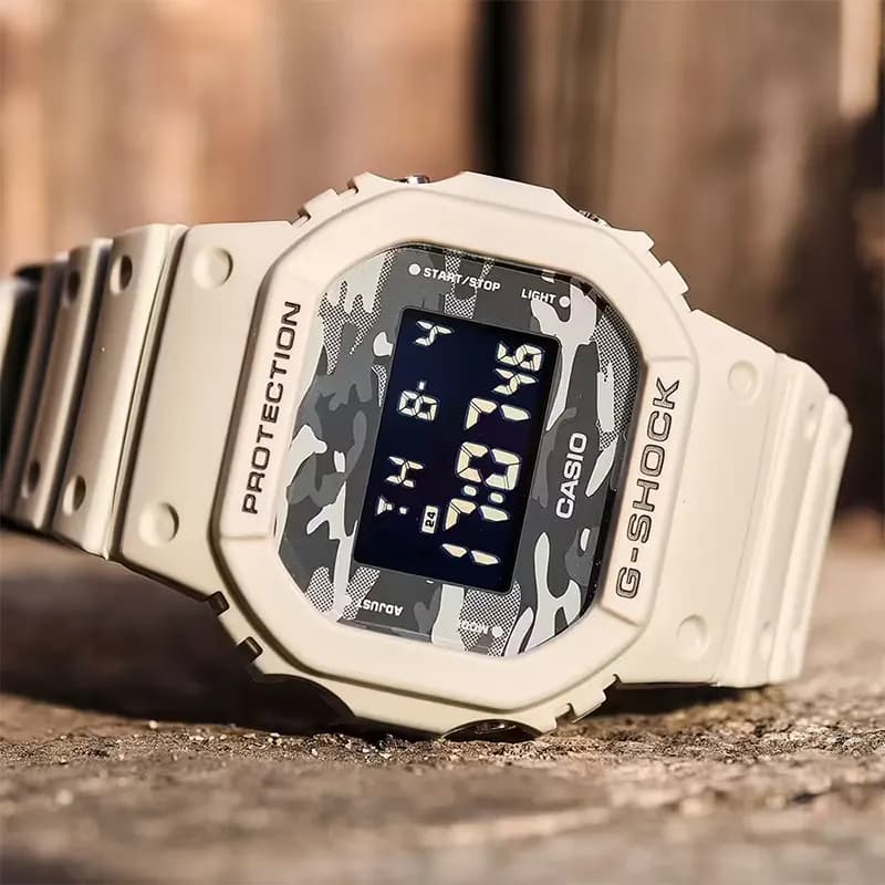 Casio G-Shock Digital Camouflage Motif Dial Men’s Watch | DW-5600CA-8 secondary view