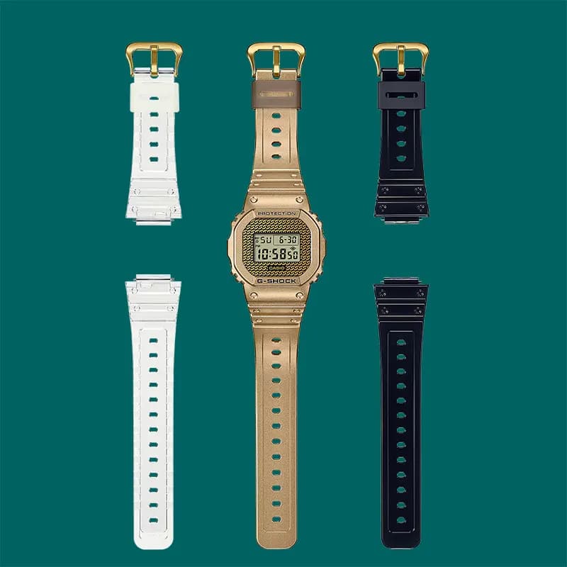 Casio G-Shock Hip Hop Gold Chain Inspired Digital Men's Watch | DWE-5600HG-1