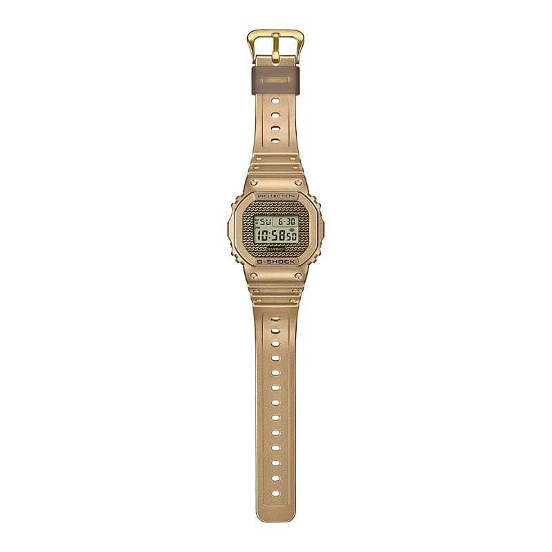 Casio G-Shock Hip Hop Gold Chain Inspired Digital Men's Watch | DWE-5600HG-1