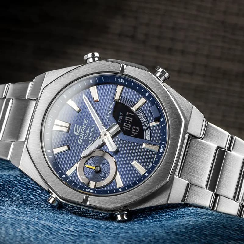 Casio Edifice Smartphone Link Bluetooth Blue Dial Men’s Watch | ECB-S10D-2A