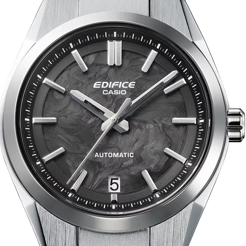 Casio Edifice Automatic Forged Carbon Black Dial Men's Watch | EFK-100CD-1A