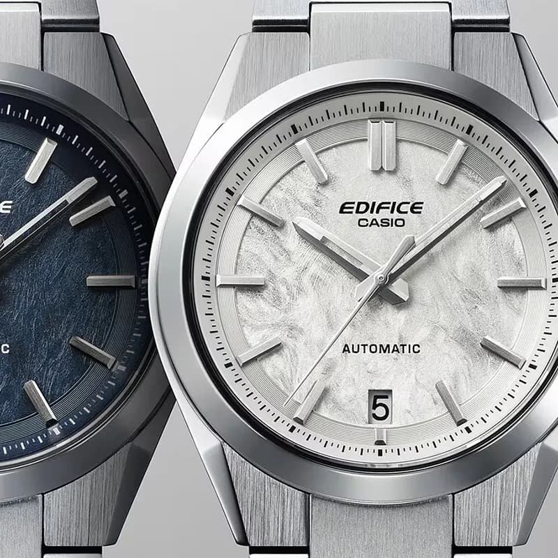 Casio Edifice Automatic Forged Carbon White Dial Men's Watch | EFK-100D-7A