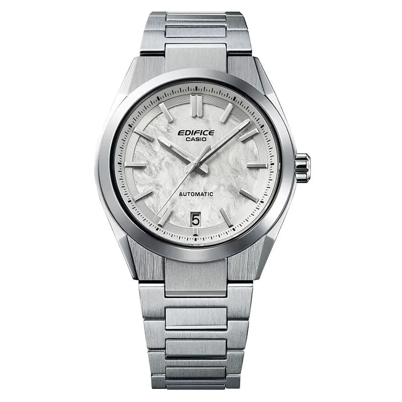Casio Edifice Automatic Forged Carbon White Dial Men's Watch | EFK-100D-7A