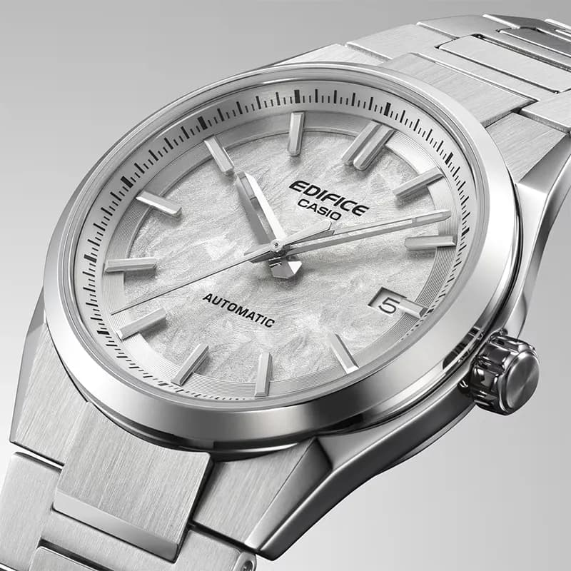 Casio Edifice Automatic Electroformed Textured Silver Dial Men's Watch | EFK-110D-7A