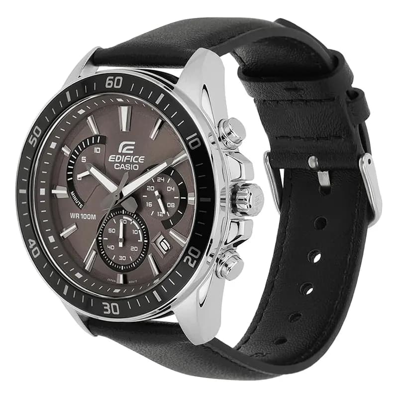 Casio Edifice Standard Chronograph Light Brown Dial Men's Watch | EFR-552L-5AV secondary view