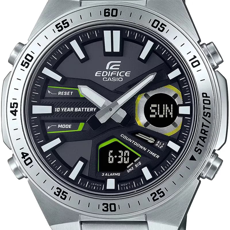 Casio Edifice EFV-C110D-1A3V Black Dial Men's Watch