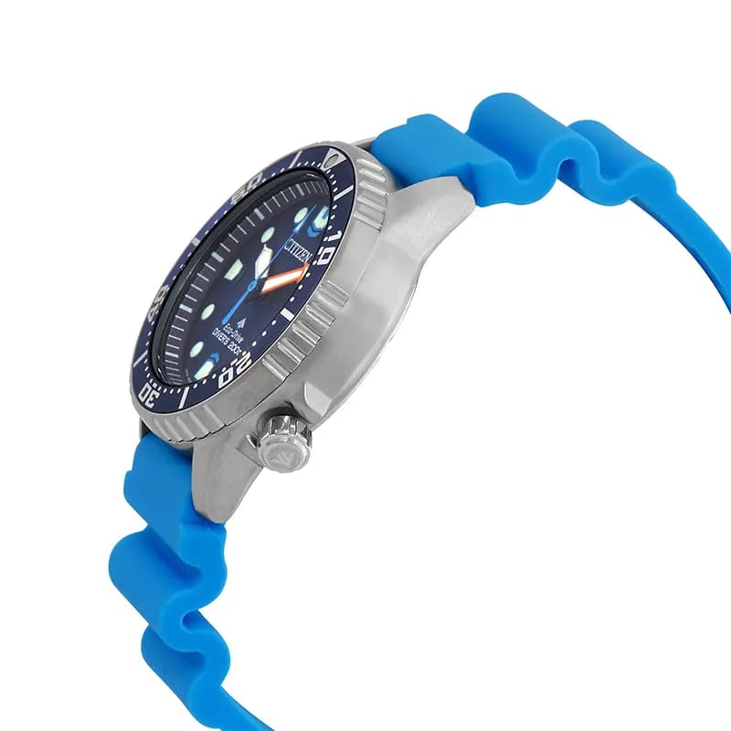 Citizen Promaster Dive Blue Dial Blue Polyurethane Strap Men's Watch | EO2028-06L secondary view