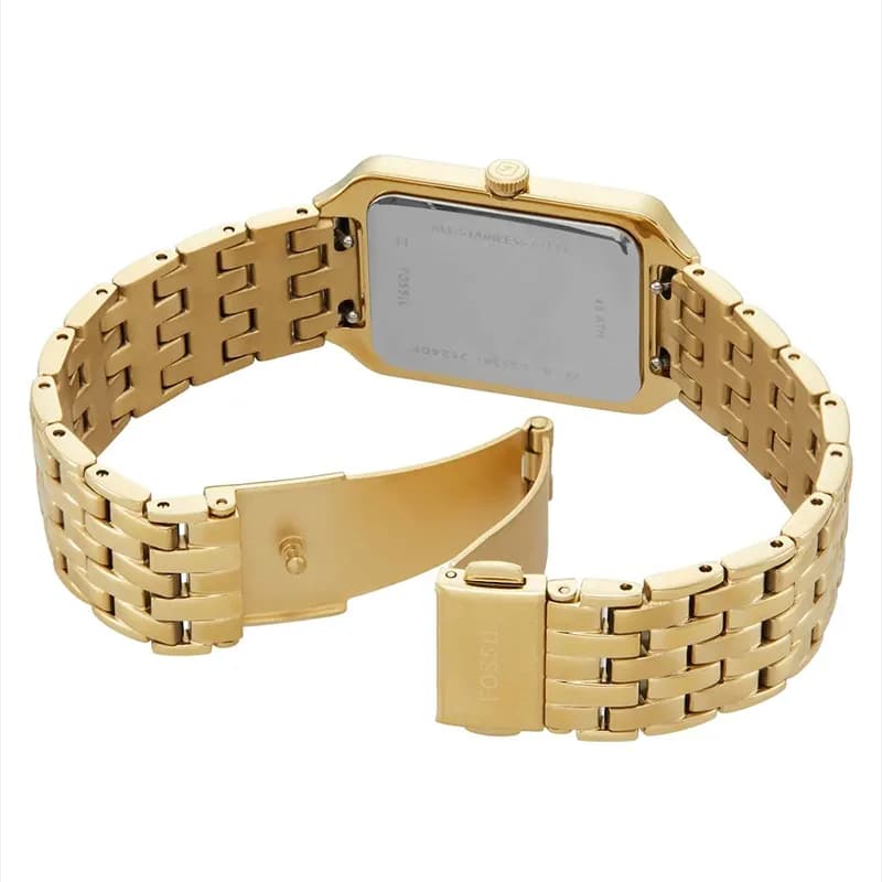 Fossil Raquel Date Green Dial Gold-tone Ladies Watch | ES5341