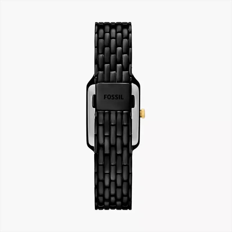 Fossil Raquel Three-Hand Date Black Dial Ladies Watch | ES5385