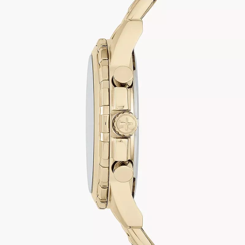 Fossil Dean Chronograph Champagne Dial Gold-tone Men's Watch | FS4867