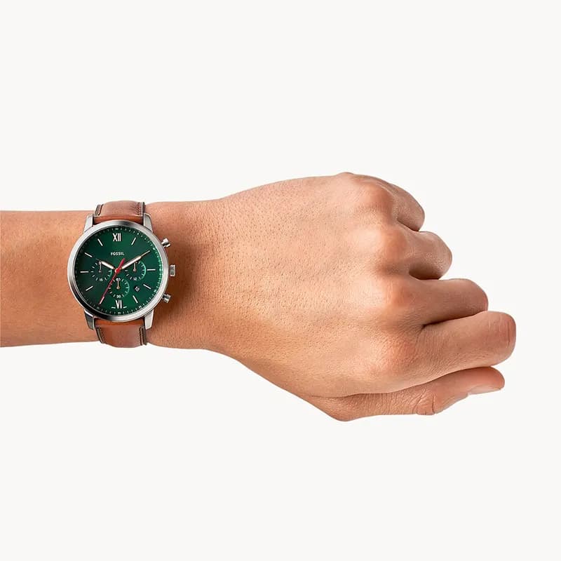 Fossil Neutra Chronograph Luggage Leather Men's Watch | FS5735